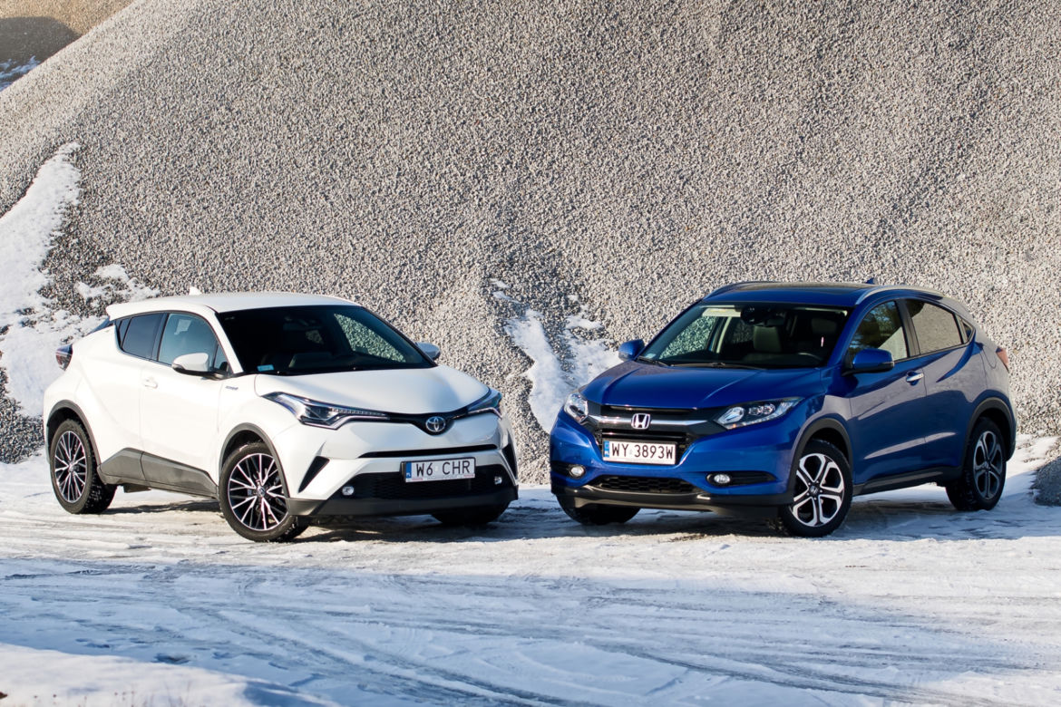 Toyota C-HR 1.8 Hybrid vs. Honda HR-V 1.5 i-VTEC