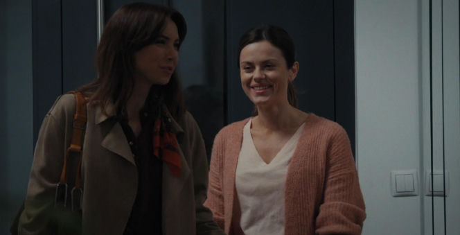 M jak miłość odc. 1919. Kasia (Paulina Lasota), Aneta (Ilona Janyst)