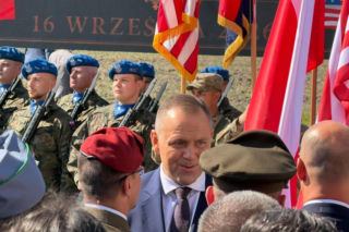 Centrum Kultury w Olesznie nosi imię Michaela Ollisa. Prezydent na uroczystości