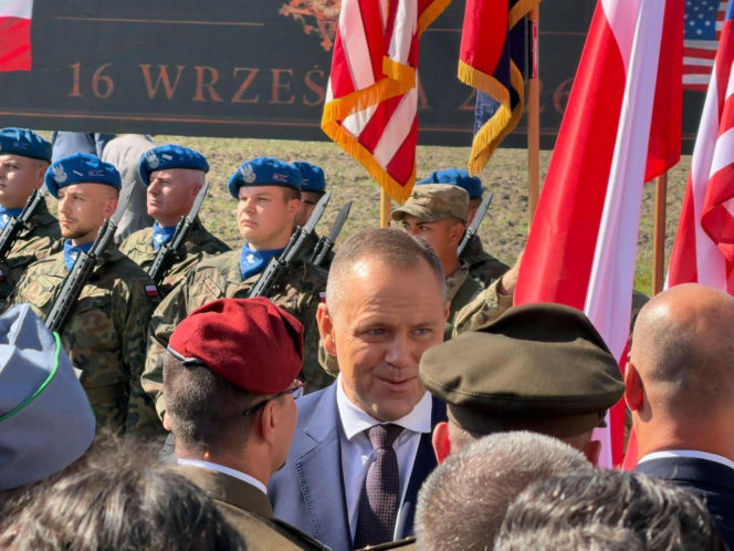 Centrum Kultury w Olesznie nosi imię Michaela Ollisa. Prezydent na uroczystości