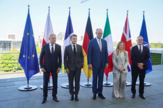 Donald Tusk, wizyta w Niemczech