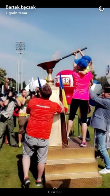 Małgorzata Foremniak na Onko Olimpiadzie