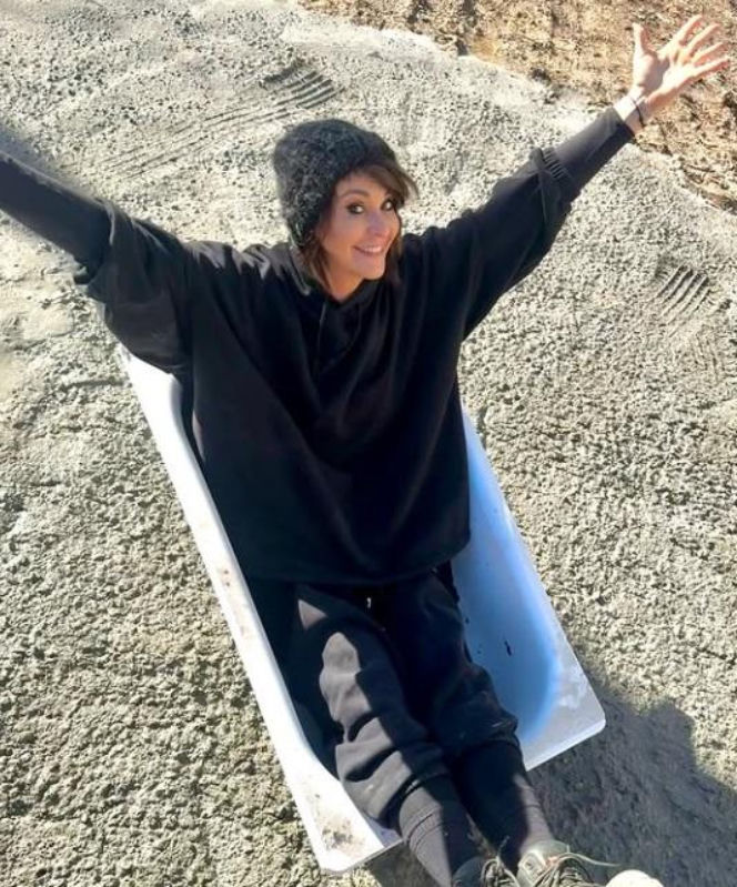 Katarzyna Skowrońska i wanna