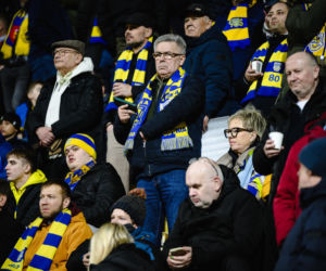 Arka Gdynia - Lechia Gdańsk: Zdjęcia kibiców z derbów Trójmiasta w ramach 23. kolejki PKO BP Ekstraklasy