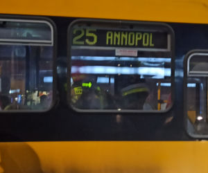 Pożar w tramwaju
