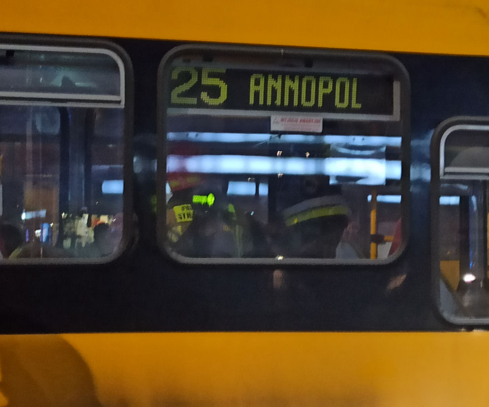 Pożar w tramwaju