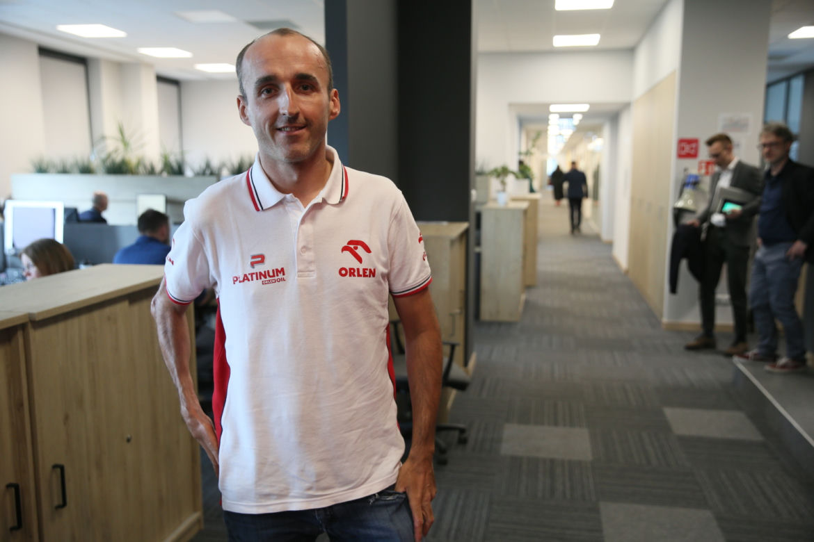 Robert Kubica odwiedził "Super Express"
