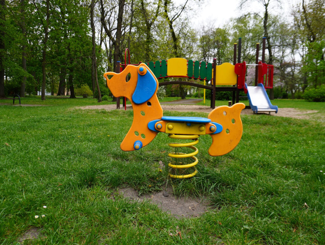 Park Bronowice wiosną 2024