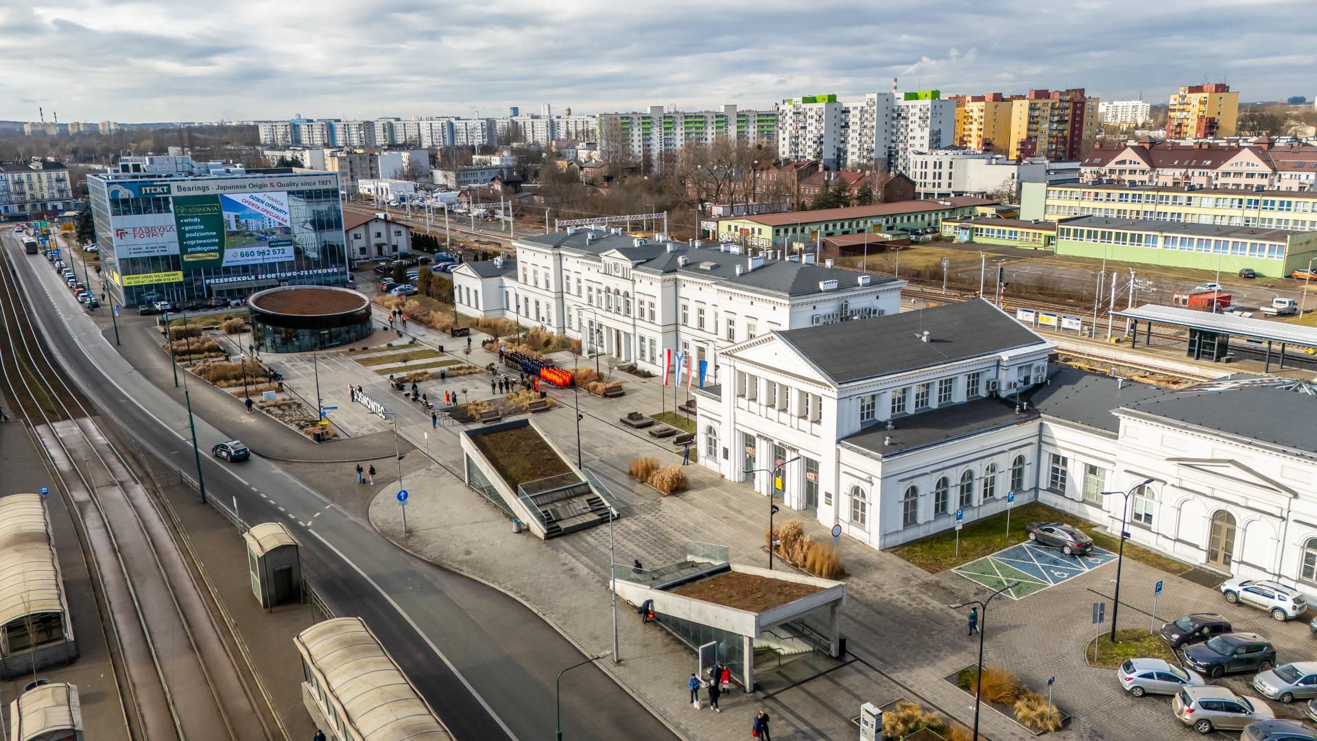 Przebudowa linii kolejowej E65 w Sosnowcu, remonty wiaduktów, dworca, peronów