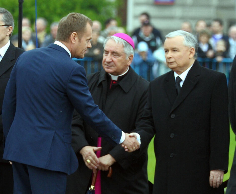 Takie były relacje Kaczyńskiego i Tuska