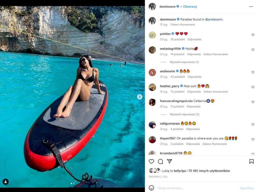 Walka dojrzałych piękności na bikini! 54-latka kontra 60-letnia Demi Moore