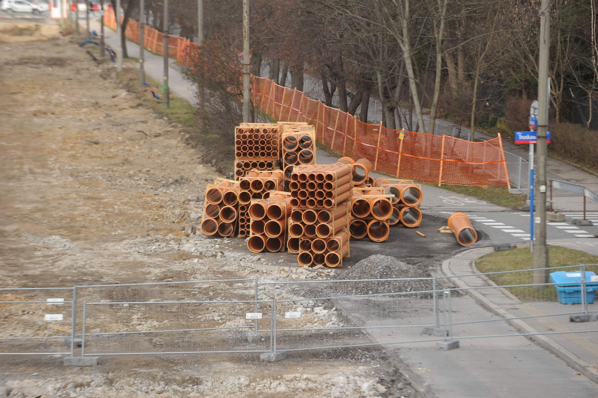Tak wygląda budowa tramwaju do Wilanowa