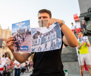 Kraków solidarny z Białorusią