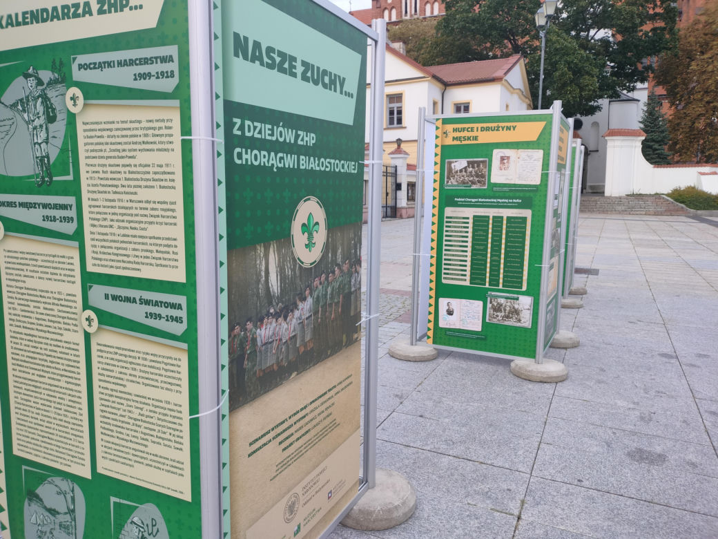 Wystawa „Nasze zuchy… Z dziejów ZHP Chorągwi Białostockiej” z okazji 100-lecia Chorągwi.