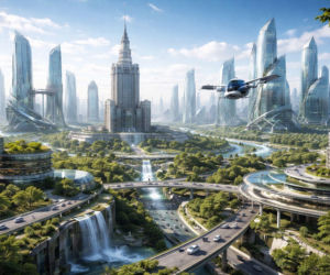 Tak będzie wyglądać Polska za 100 lat według AI. Warszawa zmieni się nie do poznania