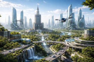 Tak będzie wyglądać Polska za 100 lat według AI. Warszawa zmieni się nie do poznania