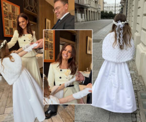 Córka Pauliny Sykut-Jeżyny miała komunię! Dumna mama wszystko pokazała
