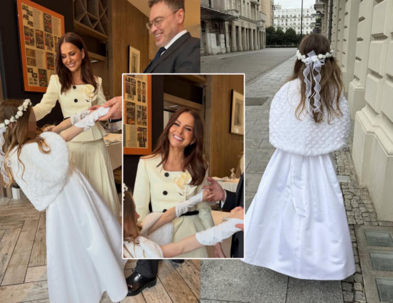 Córka Pauliny Sykut-Jeżyny miała komunię! Dumna mama wszystko pokazała