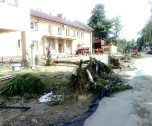 Powódź w Małopolsce, OSP Pogorzany w akcji