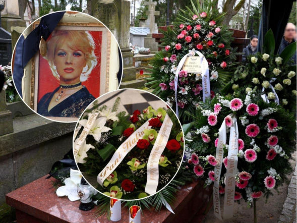 Wieńce na pogrzebie Haliny Kowalskiej. Nie zapomnieli o niej nawet w rodzinnych stronach
