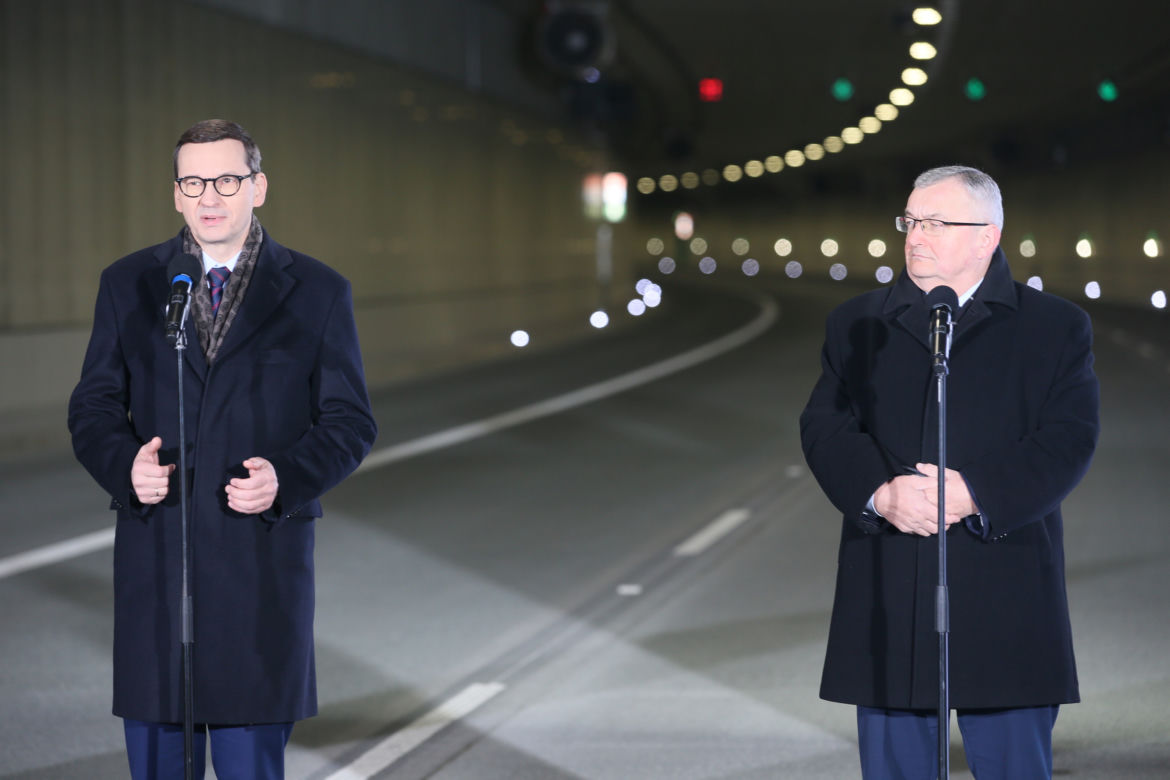 Otwarcie tunelu pod Ursynowem