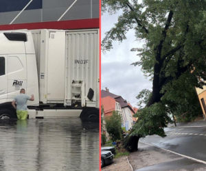 Burze spustoszyły Dolny Śląsk. Setki interwencji strażaków i ewakuacja obozów harcerskich