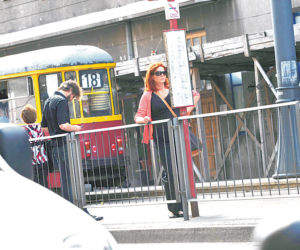 Katarzyna Dowbor - gwiazda, a jeździ tramwajem
