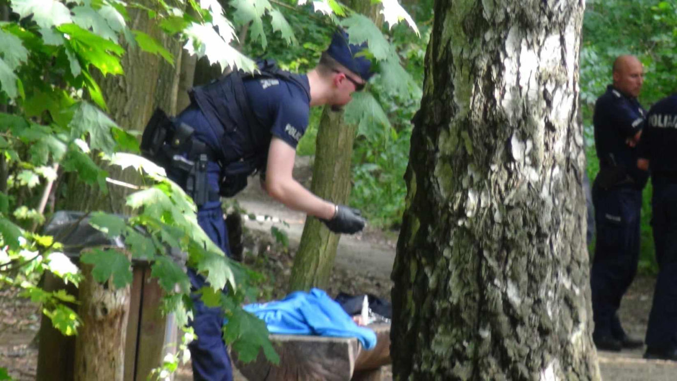 Atak nożownika w Lesie Bródnowskim