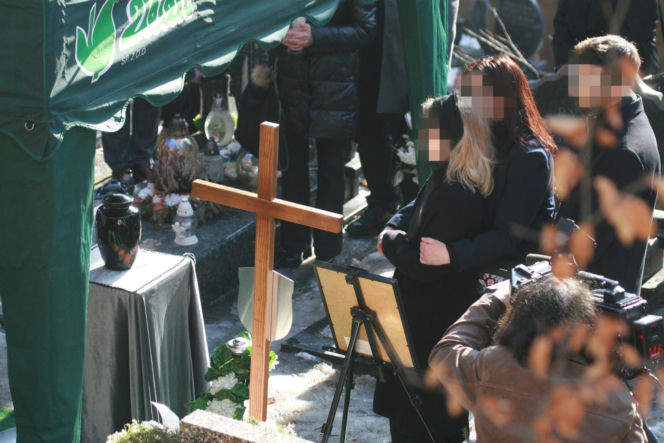Pogrzeb Mirosława Krawczyka w Gdańsku: Aneta Zając i Mikołaj Krawczyk
