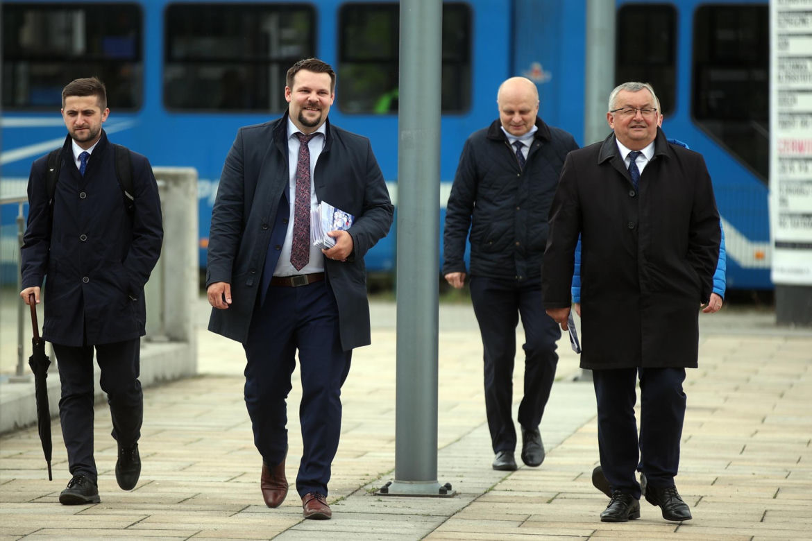Kandydat PiS na prezydenta Krakowa Michał Drewnicki