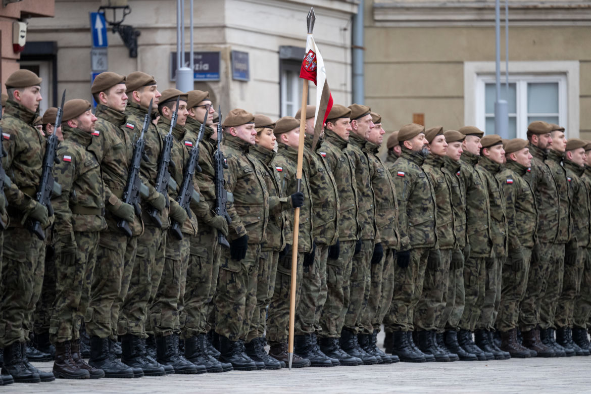Przysięga terytorialsów w Poznaniu