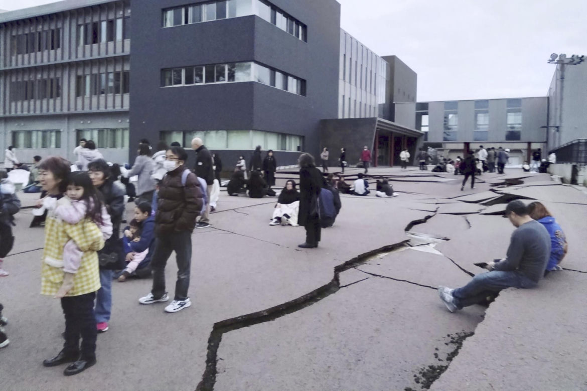 Trzęsienie ziemi w Japonii