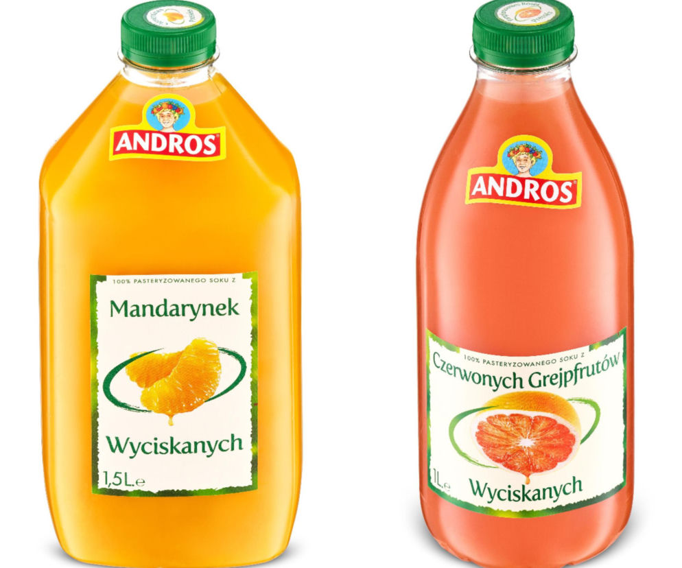 Soki Andros z najlepszych owoców - już w sklepach