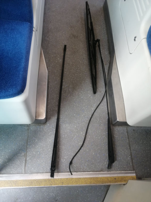 Zaatakował tramwaj w Krakowie