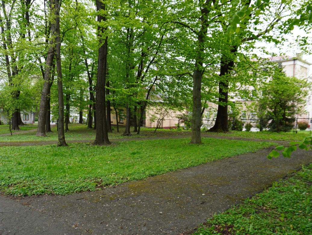 Park Bronowice wiosną 2024