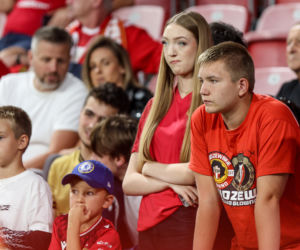 Widzew Łódź - Lech Poznań: Zdjęcia kibiców z meczu 6. kolejki PKO BP Ekstraklasy