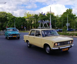 Parada zabytkowych pojazdów w Szczecinie