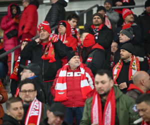 Widzew Łódź - Lech Poznań: Zdjęcia kibiców i zawodników z meczu 24. kolejki PKO BP Ekstraklasy