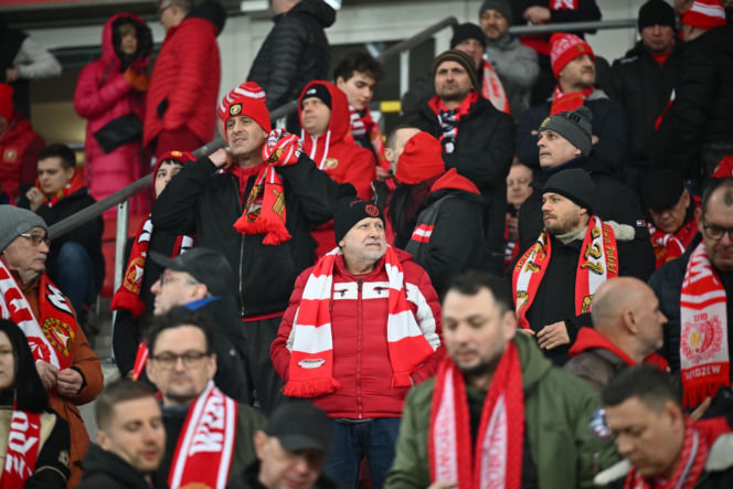 Widzew Łódź - Lech Poznań: Zdjęcia kibiców i zawodników z meczu 24. kolejki PKO BP Ekstraklasy