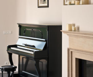 Pianino w stylowym wnętrzu