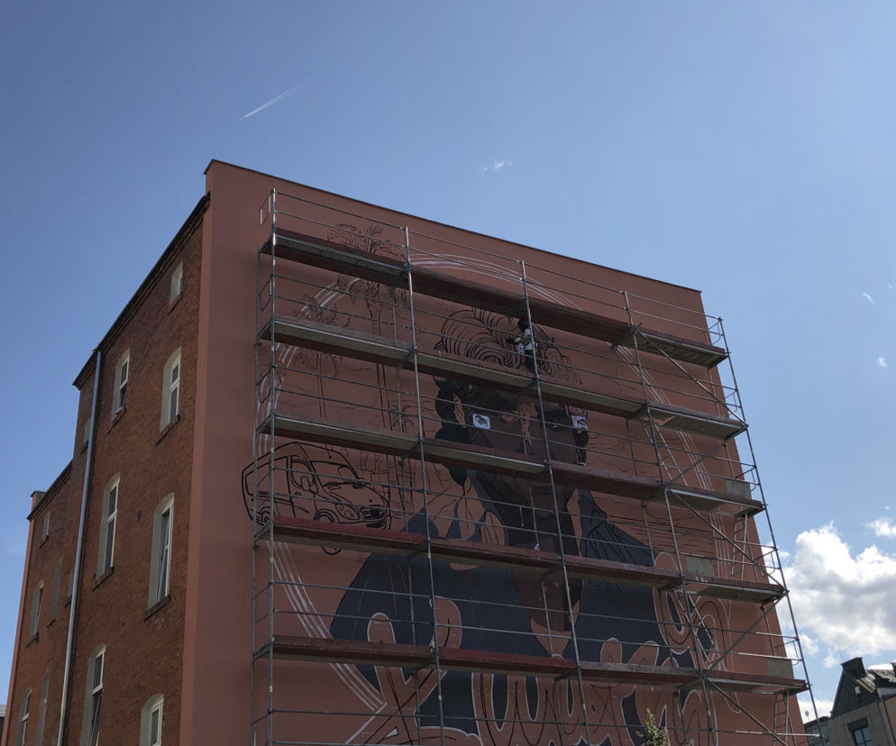 Mural upamiętniający Krzysztofa Krawczyka