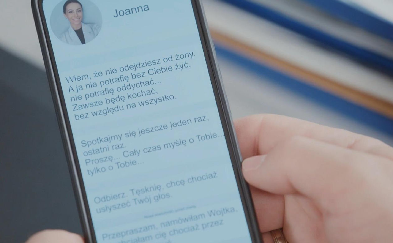 M jak miłość. SMS Joanny do Artura
