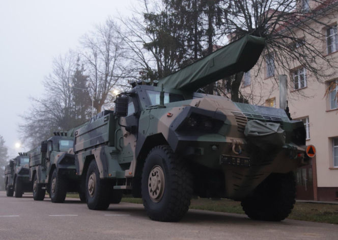 Gladius w 1. Mazurskiej Brygadzie Artylerii