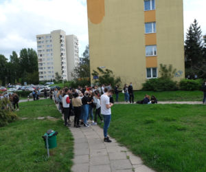 Ewakuacja szkoły na Targówku