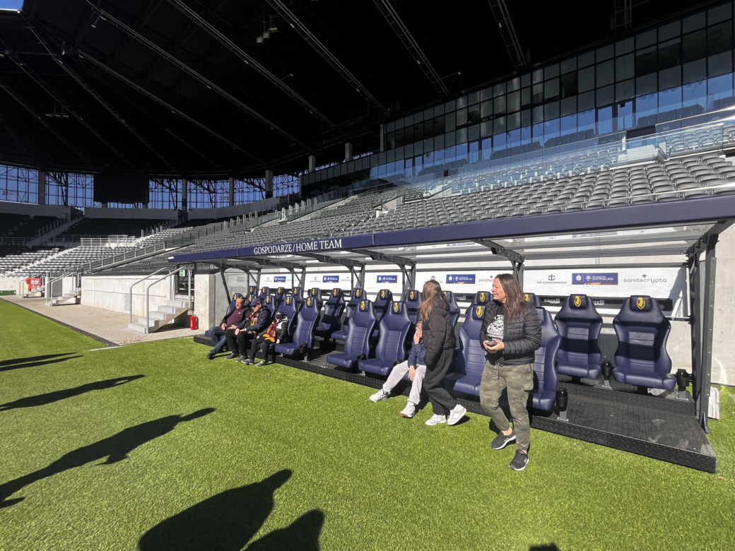 Zwiedzanie stadionu Pogoni Szczecin 
