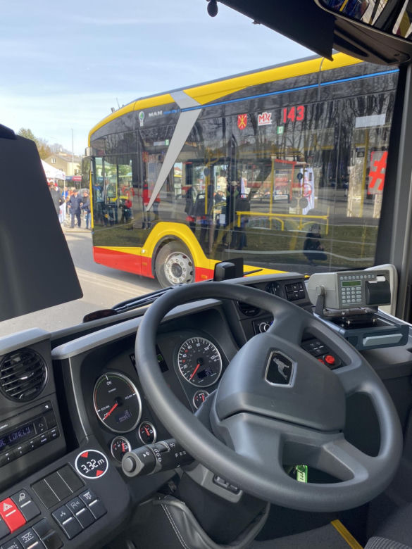 Prezentacja elektrycznych autobusów w Kraśniku