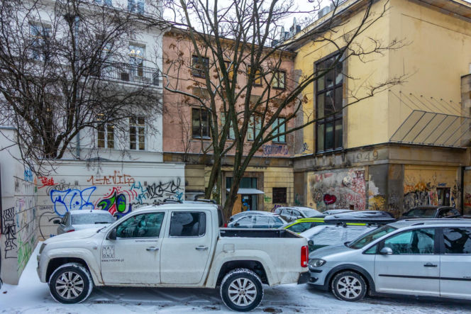 Graffiti w centrum Warszawy w 2026 r.