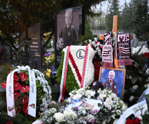 Tak wygląda grób Jacka Magiery po pogrzebie