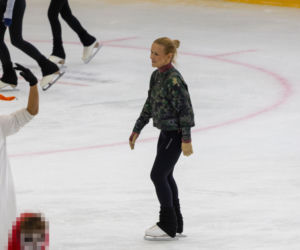 Aneta Zając na łyżwach