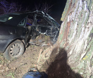 Straszny wypadek przerwał życie młodego kierowcy. 20-latek rozbił się na drzewie!